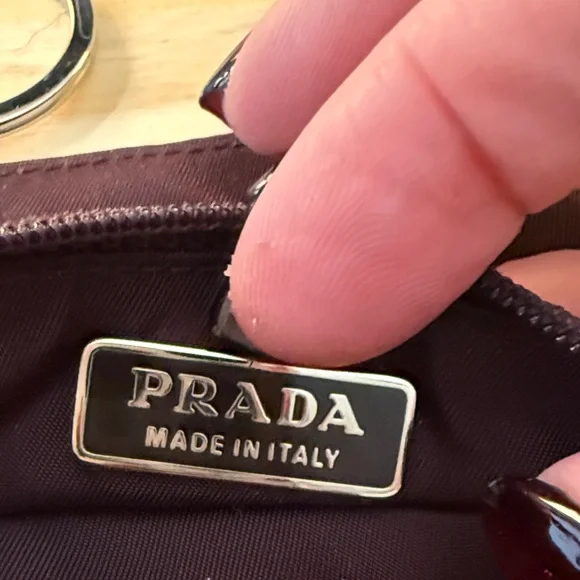 EUC Prada Deep Purple Mini Nylon Pouch - Picture 7 of 11